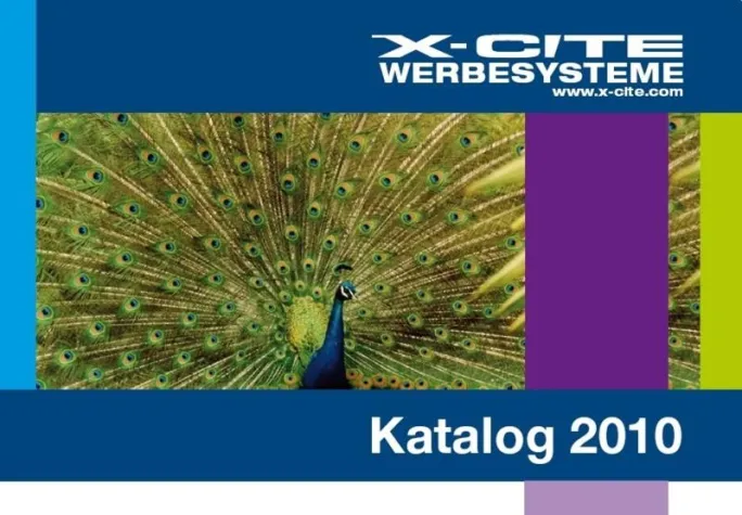 Bild: X-CITE Werbesysteme GmbH präsentiert den neuen Gesamtkatalog.