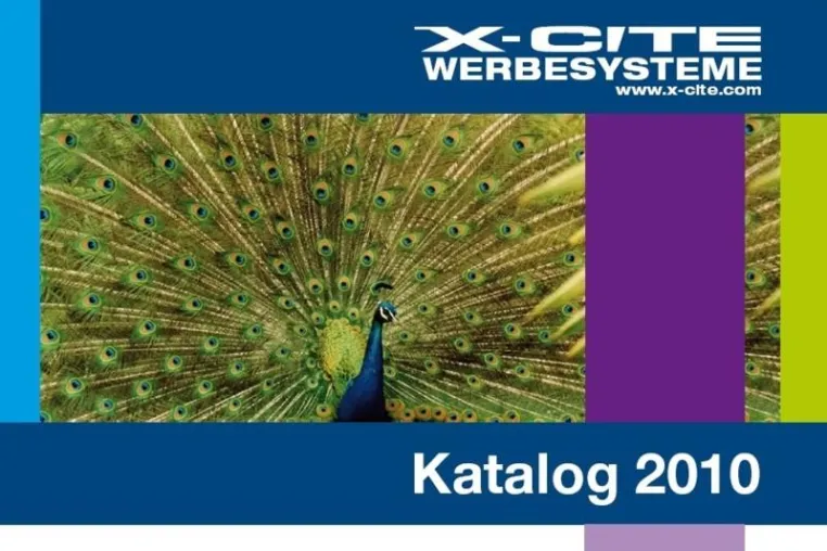 X-CITE Werbesysteme GmbH präsentiert den neuen Gesamtkatalog. Bild: X-CITE Werbesysteme GmbH präsentiert den neuen Gesamtkatalog.