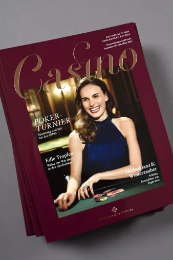 Schmid+Widmaier Design legt 2te Ausgabe von „CASINO“ der Bayerischen Spielbanken nach dem Relaunch vor Bild: Schmid+Widmaier Design legt 2te Ausgabe von „CASINO“ der Bayerischen Spielbanken nach dem Relaunch vor