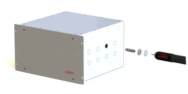 Beheizter 19" Einschub für die Gasanalyse Bild: Beheizter 19" Einschub für die Gasanalyse