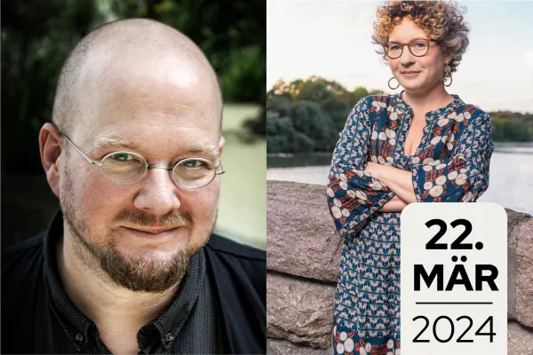 Ein Tag – Zwei Lesungen! Christian von Aster und Rebecca Maria Salentin lesen am 22. März 2024 im BFW Leipzig. Bild: Ein Tag – Zwei Lesungen! Christian von Aster und Rebecca Maria Salentin lesen am 22. März 2024 im BFW Leipzig.