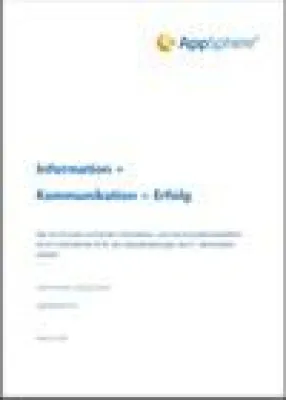 Bild: Neues AppSphere-Whitepaper: Informationsmanagement und Unternehmenskommunikation im nächsten Jahrzehnt