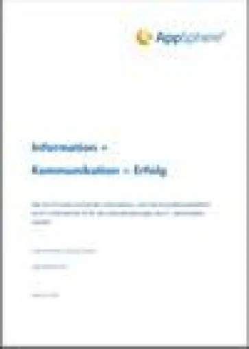 Bild: Neues AppSphere-Whitepaper: Informationsmanagement und Unternehmenskommunikation im nächsten Jahrzehnt