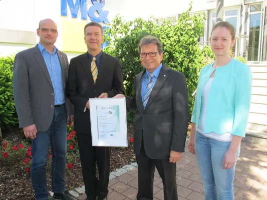 Bild: DEKRA verleiht ISO 9001:2015 Zertifikat an M&M Software GmbH