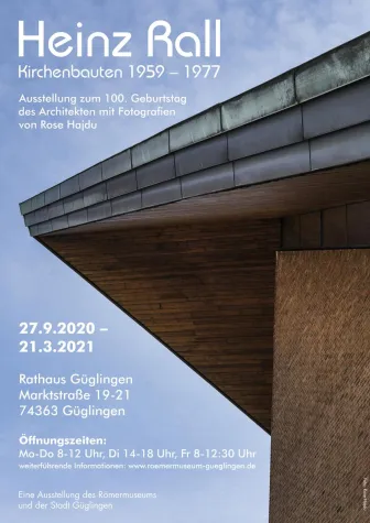 Bild: Ausstellung "Heinz Rall – Kirchenbauten 1959-1977"