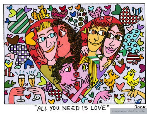 Bild: Vernissage mit James Rizzi