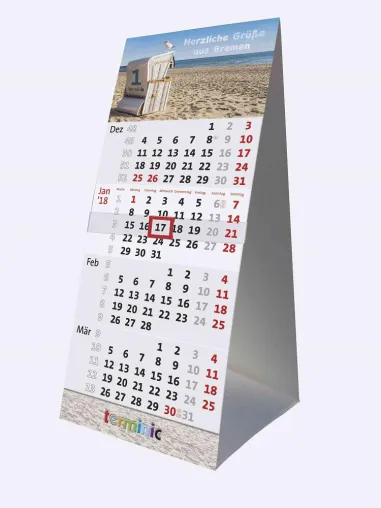 Bild: Praktisch perfekt: Kalenderhersteller terminic bringt neuen Tischplaner Quadro auf den Markt