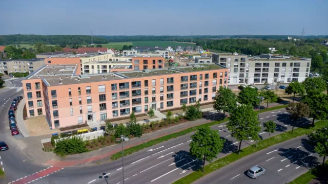 Bild: Großformatige Planelemente für großangelegtes Wohnprojekt