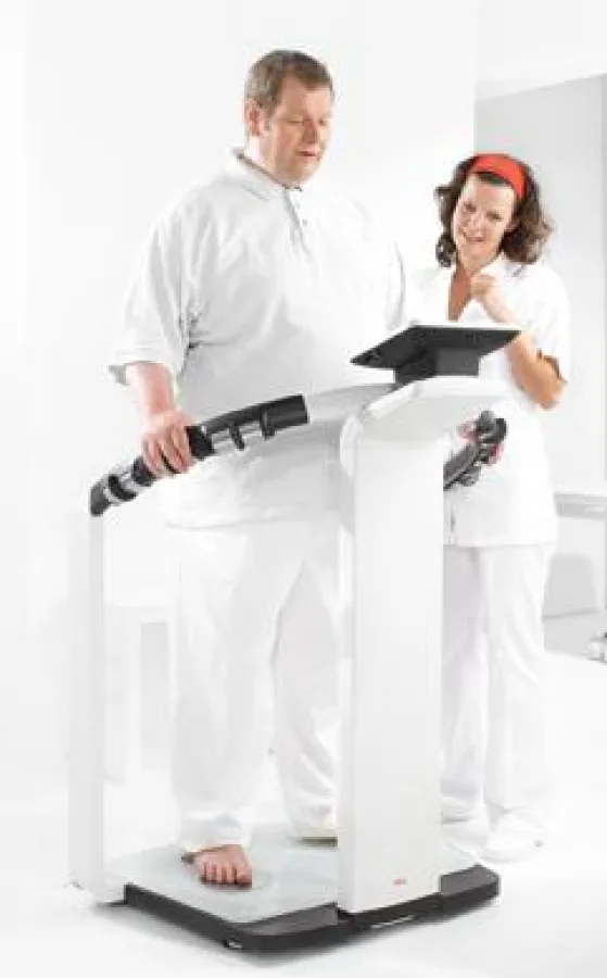 seca mBCA 515 ermöglicht die medizinisch präzise Analyse der Körperzusammensetzung.