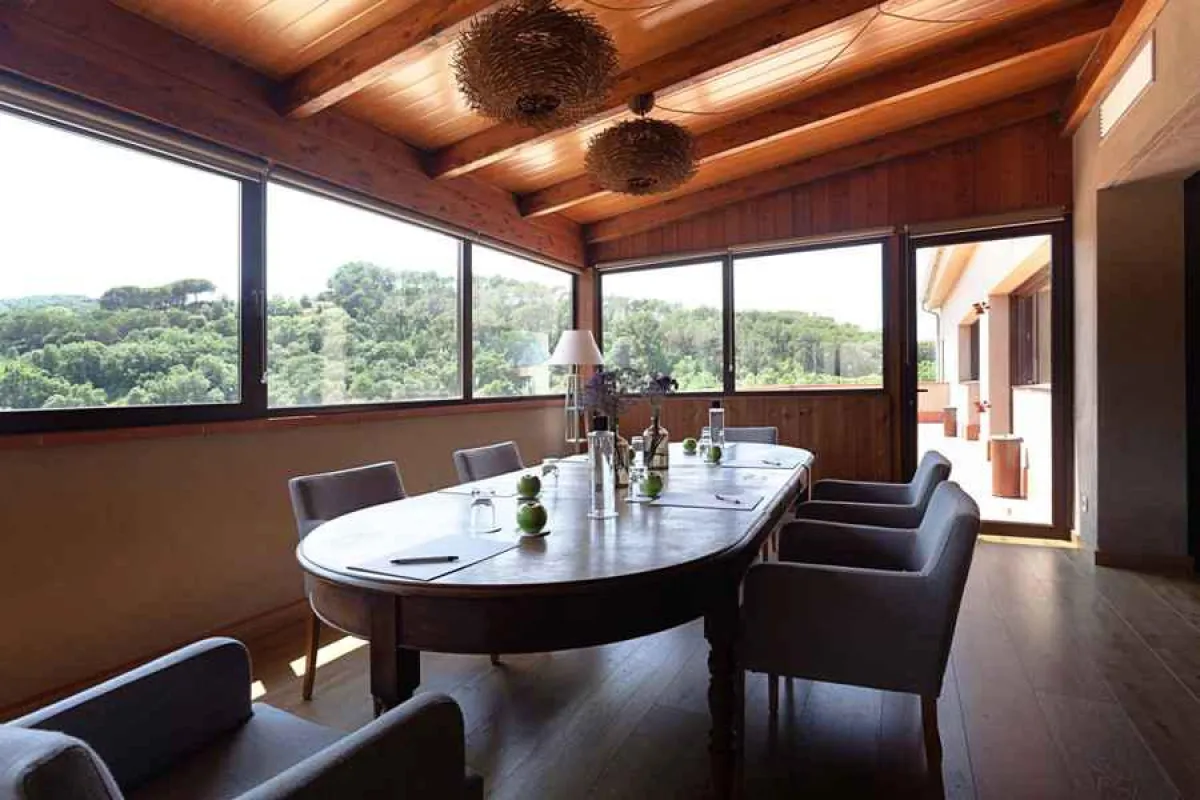 Der Executive Boardroom im Mas Salagros