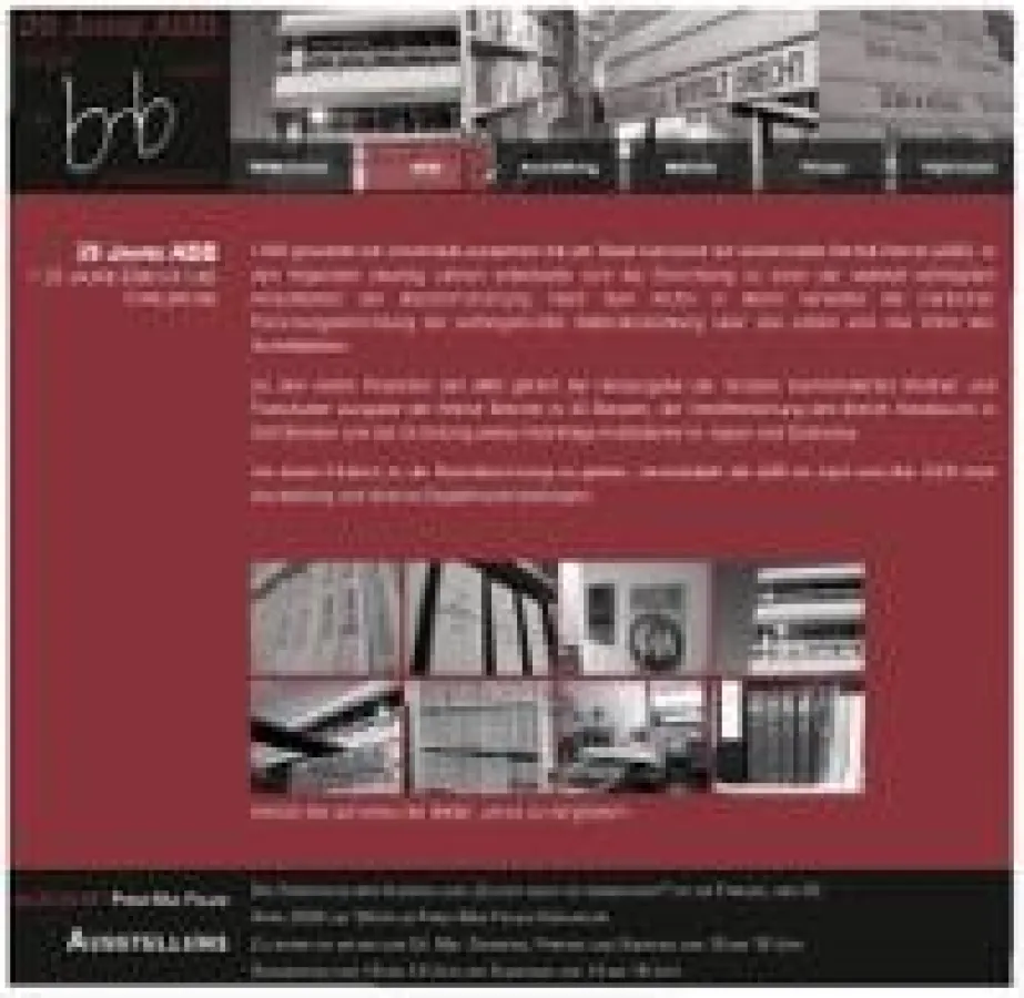 Internetpräsenz zum Jubiläum - www.BrechtBrille.de