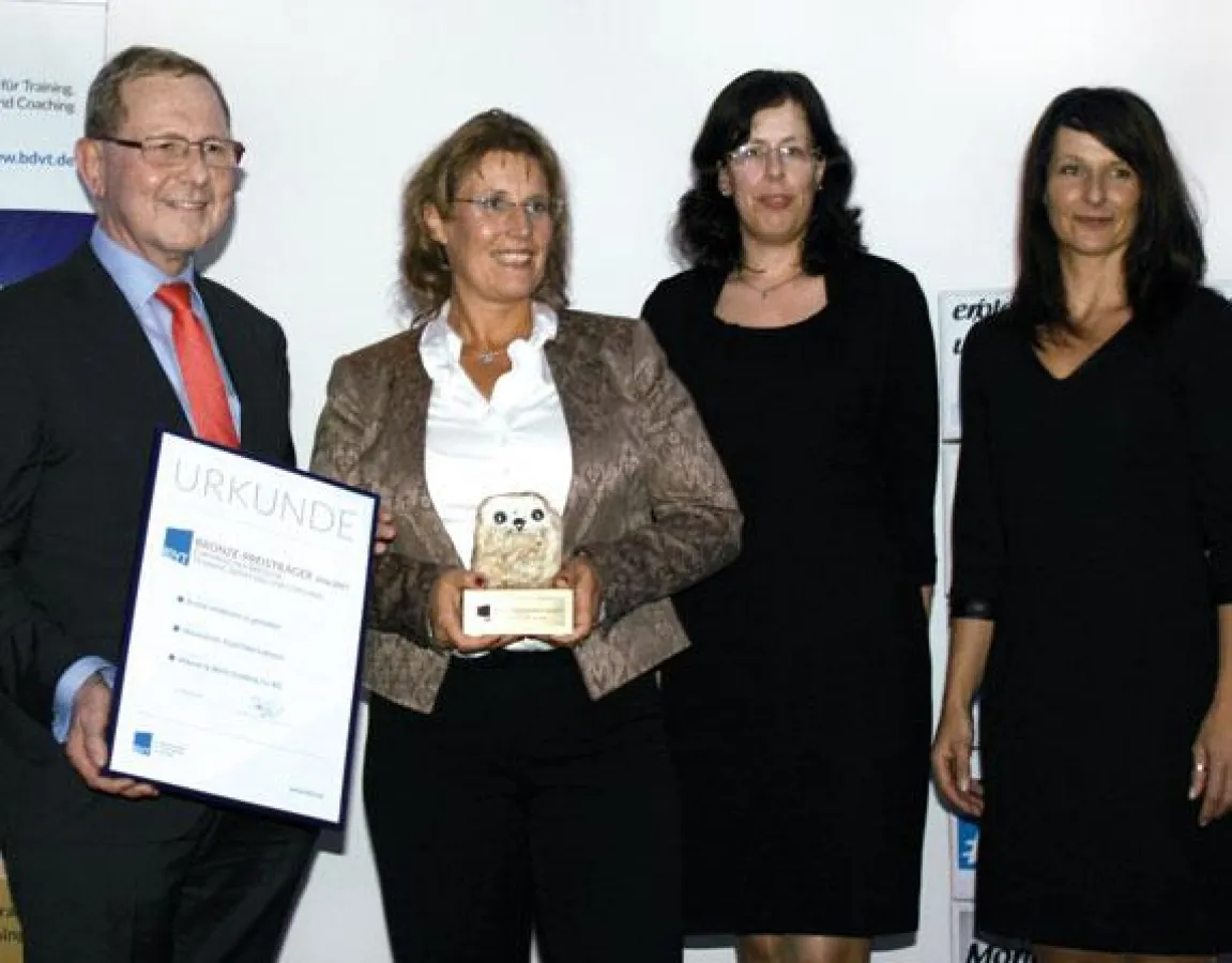 Preisverleihung BDVT-Trainingspreis