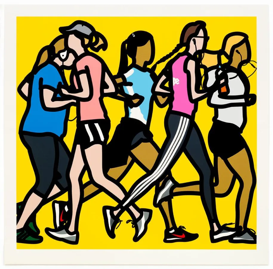 Julian Opie Running Woman