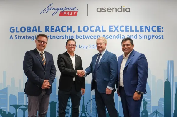Bild: Asendia und Singapore Post bündeln Kräfte für grenzüberschreitenden E-Commerce