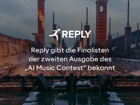 Bild: Reply gibt die Finalisten der zweiten Ausgabe des "AI Music Contest" bekannt