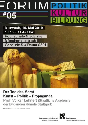 Bild: Forum Politik – Kultur – Bildung: “Der Tod des Marat. Kunst – Politik – Propaganda”