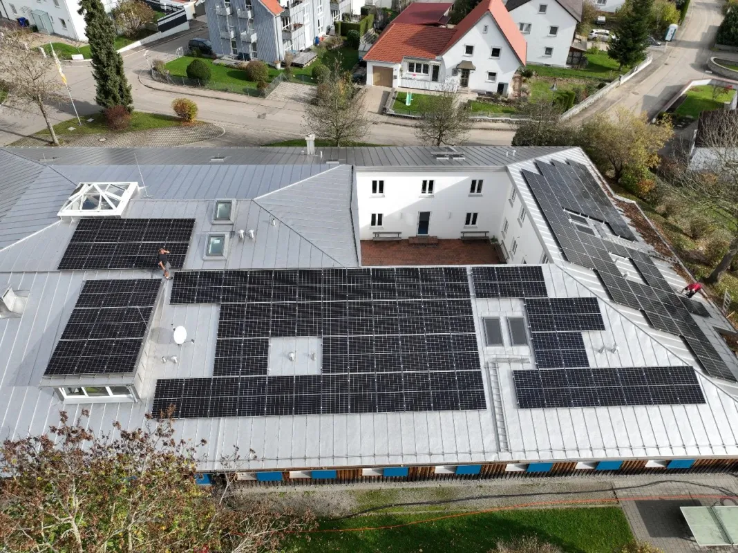 Photovoltaik Anlage der Gorfion Green Energy in Ottobeuren (© Gorfion Green Energy GmbH)