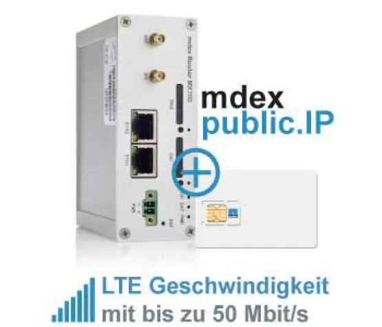 Bild: mdex LTE pro Paket als besonders innovative Lösung ausgezeichnet
