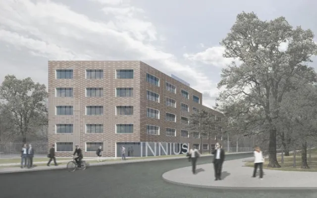 Bild: INNIUS Firmengruppe baut Balanced Office Building (BOB) als neuen Firmensitz in Dresden