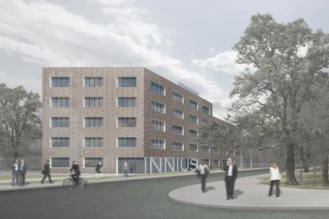 Bild: INNIUS Firmengruppe baut Balanced Office Building (BOB) als neuen Firmensitz in Dresden