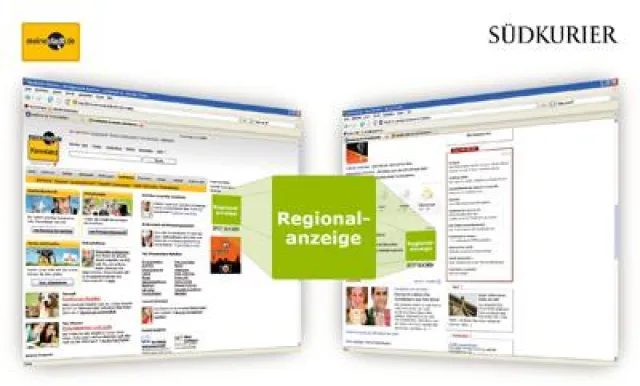 Bild: meinestadt.de und suedkurier.de bieten Unternehmen Regionalanzeigen-Kombipaket an
