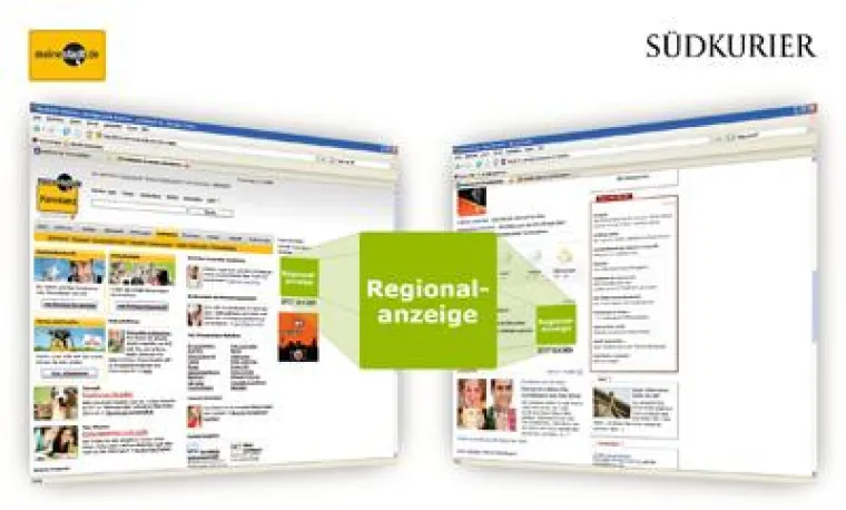 Bild: meinestadt.de und suedkurier.de bieten Unternehmen Regionalanzeigen-Kombipaket an