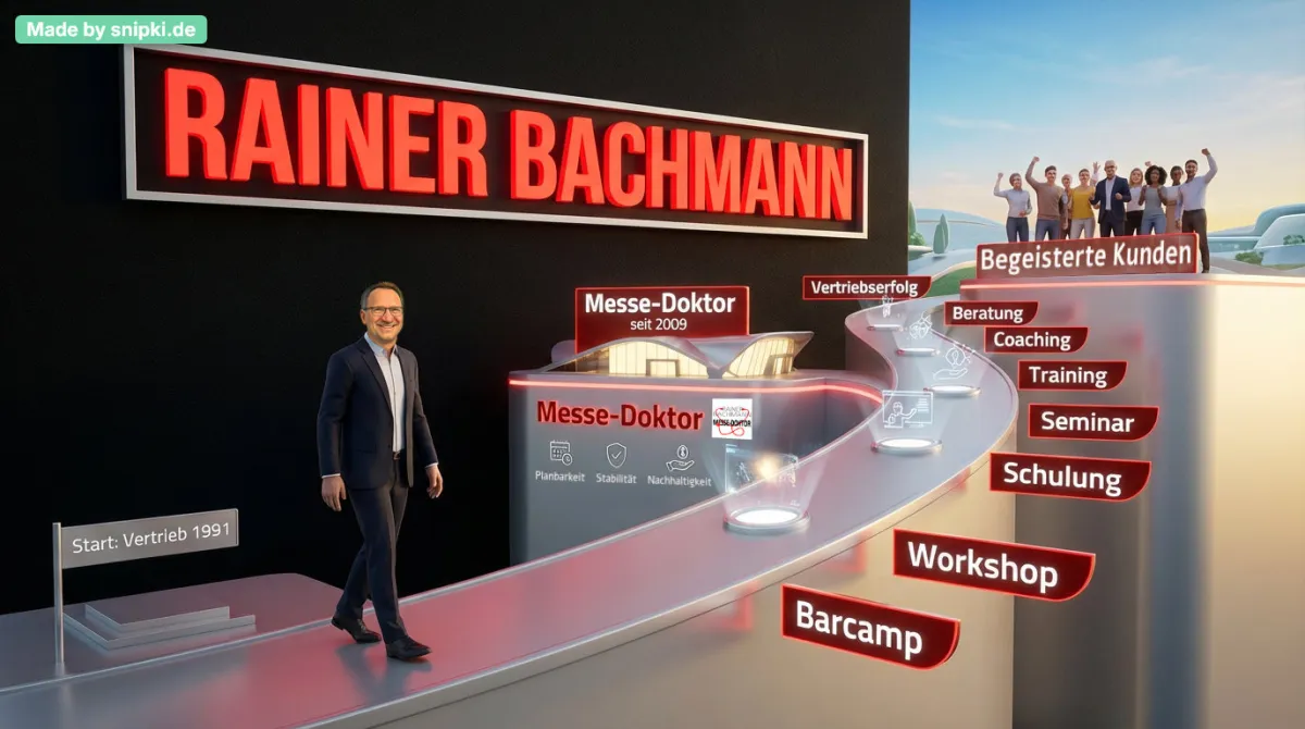 Rainer Bachmann - Vertrieb und Messe - Praxiserfahrung für die Praxis (© Rainer Bachmann - KI-kuratiert - by snipki.de)