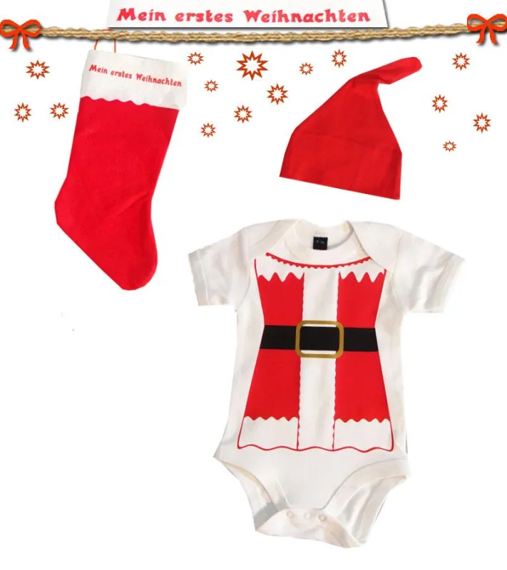 Weihnachts Mini Santa Baby Geschenk Set