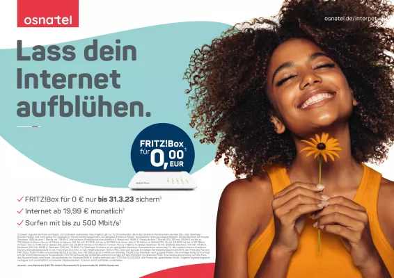 Bild: Davies Meyer lässt für EWE und osnatel das Internet aufblühen