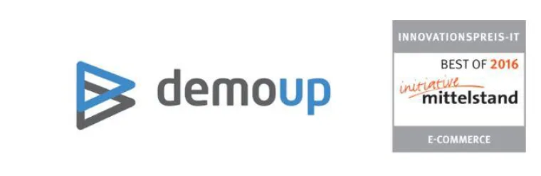 Videoplattform DemoUp mit dem Prädikat BEST OF MITTELSTAND 2016 ausgezeichnet: besonders innovative IT-Lösung Bild: Videoplattform DemoUp mit dem Prädikat BEST OF MITTELSTAND 2016 ausgezeichnet: besonders innovative IT-Lösung