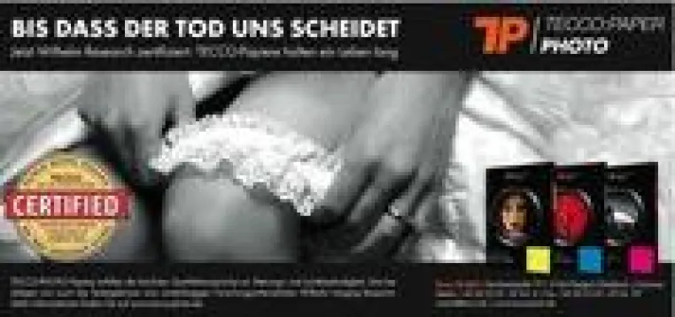 Tecco-Papiere: Henry Wilhelm-Zertifizierung für lebenslange Haltbarkeit Bild: Tecco-Papiere: Henry Wilhelm-Zertifizierung für lebenslange Haltbarkeit