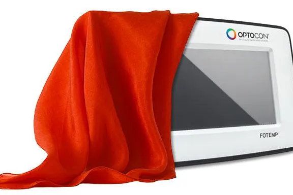 Bild: Portable faseroptische Temperaturmessung im Redesign 2015 - FOTEMP-Handgerät