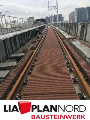 Bild: Steine aus Brandenburg reduzieren Lärm in Chinas Metropolen