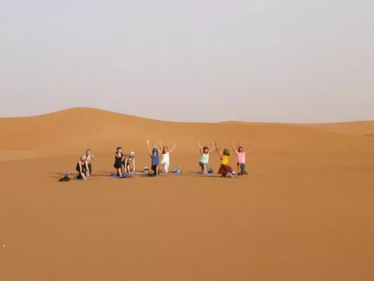 Bild: Marokko Wüstenabenteuer mit Jeep Safari durch die Sahara & Yoga an magischen Plätzen!