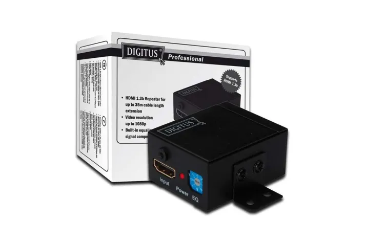 Bild: Große Distanzen mit HDMI Repeater von DIGITUS® Professional überwinden