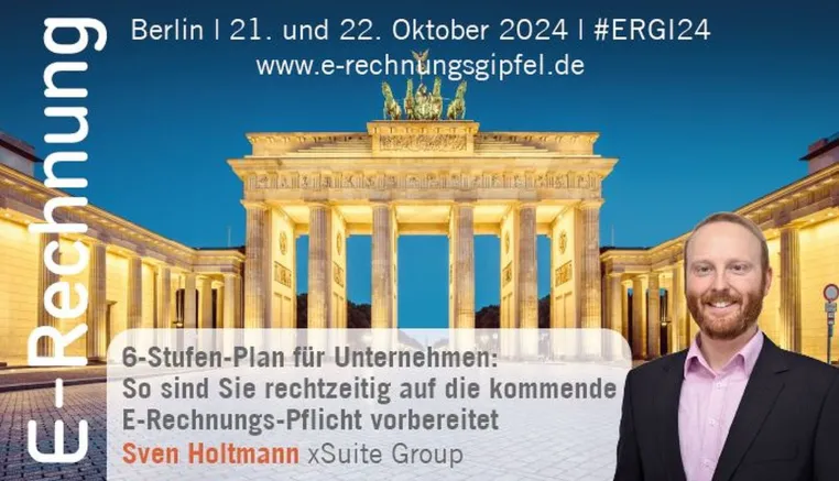 Bild: E-Rechnung-Projekte erfolgreich umsetzen – xSuite auf dem E-Rechnungs-Gipfel Oktober 2024
