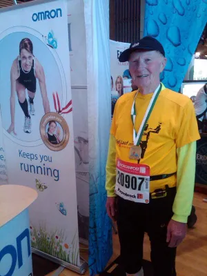 Bild: 83-jähriger Marathonläufer Hellmuth ist immer noch fit wie ein Turnschuh