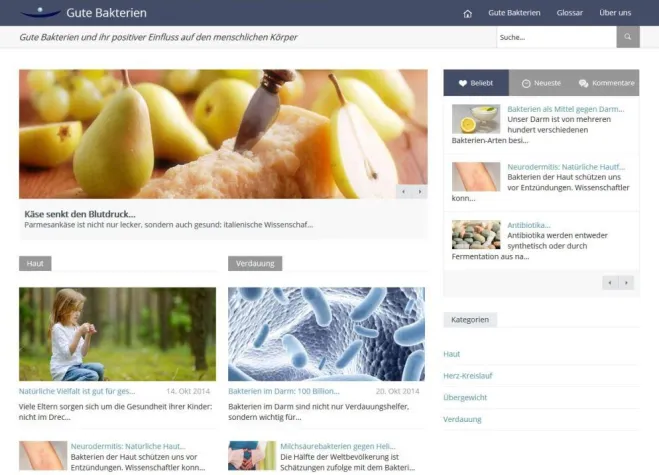 Neue Website über die Vielfalt von Bakterien Bild: Neue Website über die Vielfalt von Bakterien