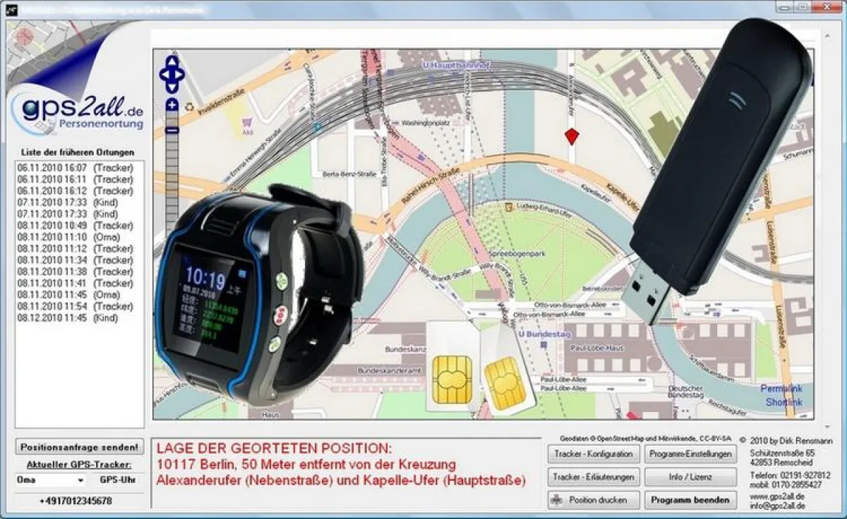 Das Ortungssystem COMITO