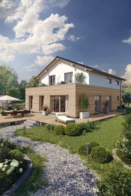 Bild: Hauskonzept ARTIS – vier Dachformen, vier Architekturstile