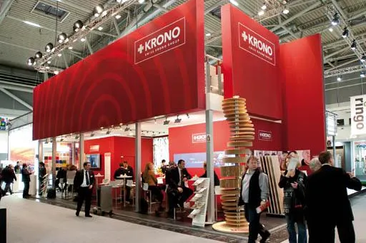 Bild: KRONO auf der Weltleitmesse BAU 2013