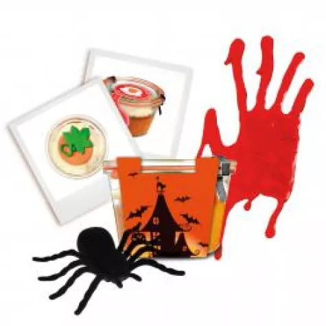 Bild: Der Halloween Kürbiskuchen im Glas