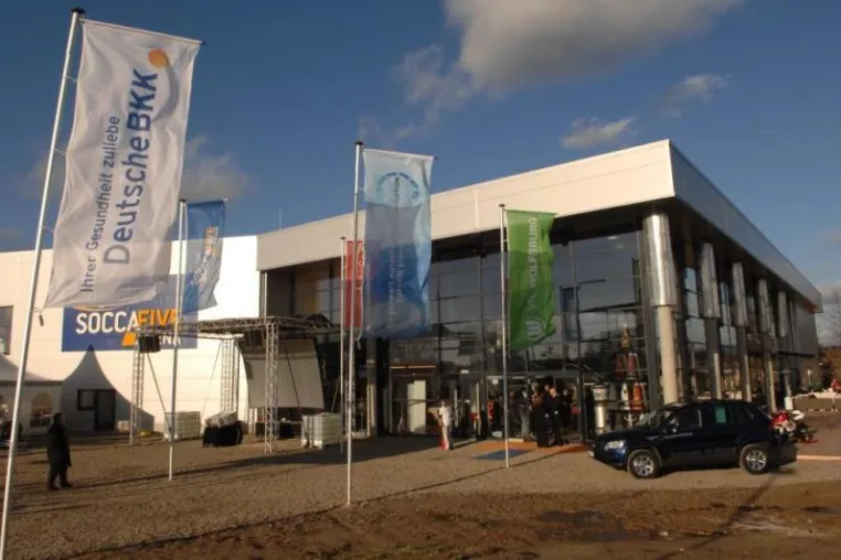 Beste Soccerhalle Deutschlands-die Sogoon SoccaFive Arena in Wolfsburg Bild: Beste Soccerhalle Deutschlands-die Sogoon SoccaFive Arena in Wolfsburg