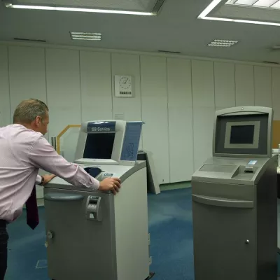 Bild: Rheindahlen morgens beim Umbau