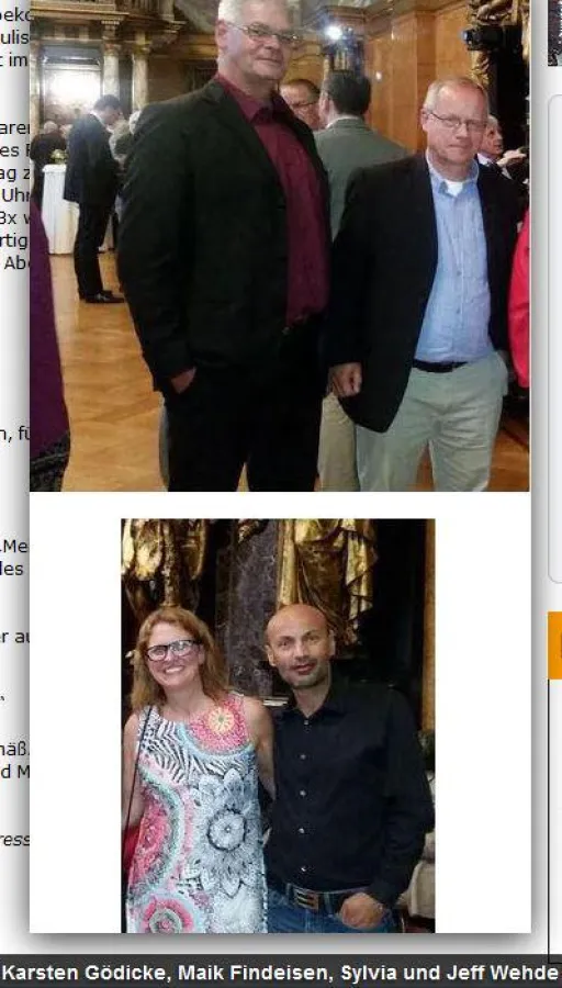 Karsten Gödicke, Maik Findeisen, Sylvia und Jeff Wehde