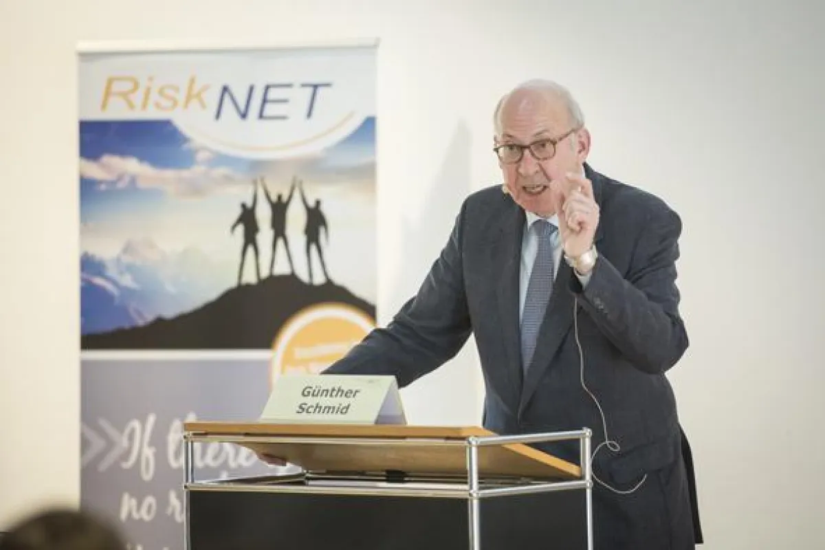 Ein Höhepunkt des RiskNET Summit ist die Keynote von Dr. Günther Schmid (Experte für Geopolitik)