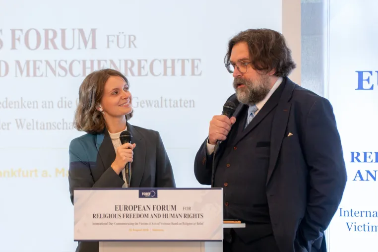 Verfolgte fordern Gehör beim Europäischen Forum für Religionsfreiheit und Menschenrechte Bild: Verfolgte fordern Gehör beim Europäischen Forum für Religionsfreiheit und Menschenrechte