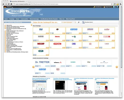 Bild: Neues TracePartsOnline.net legt die Messlatte für die Auslieferung von Produktinhalten höher