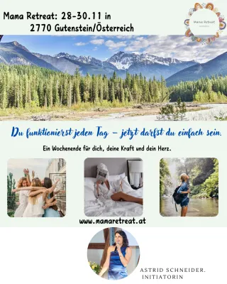 Bild: Auszeit für Heldinnen - Frühjahrs‑Mama‑Retreat mit Astrid Schneider in Gutenstein