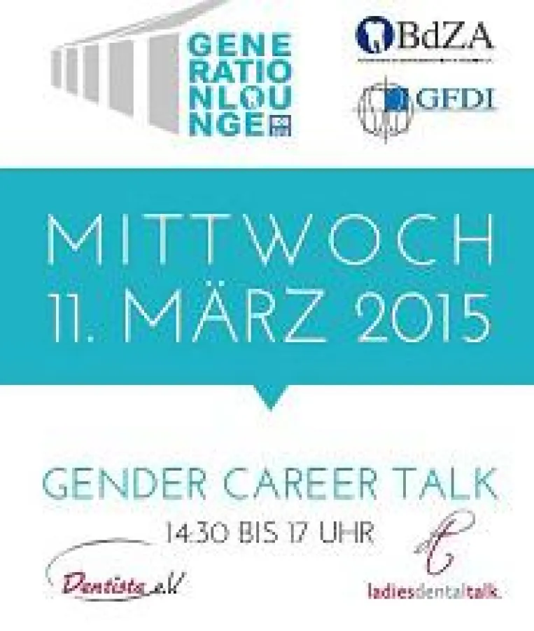 Ankündigung: BdZA Gender Career Talk 2015